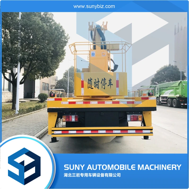 12m Boom Truck Aerial Truck Rear Working Platform