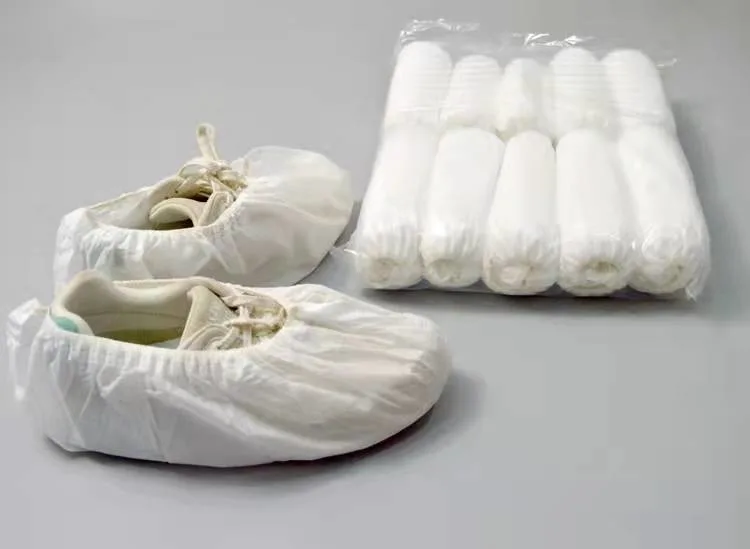 Customized Hot Sales White PP Nonwoven Fabric Shoe Cover