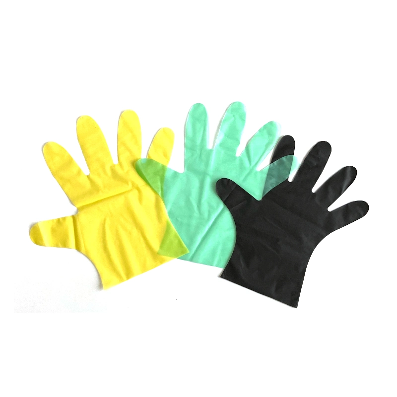 Factory Custom HDPE/LDPE/CPE/TPE Plastic Cleaning and Protective Gloves