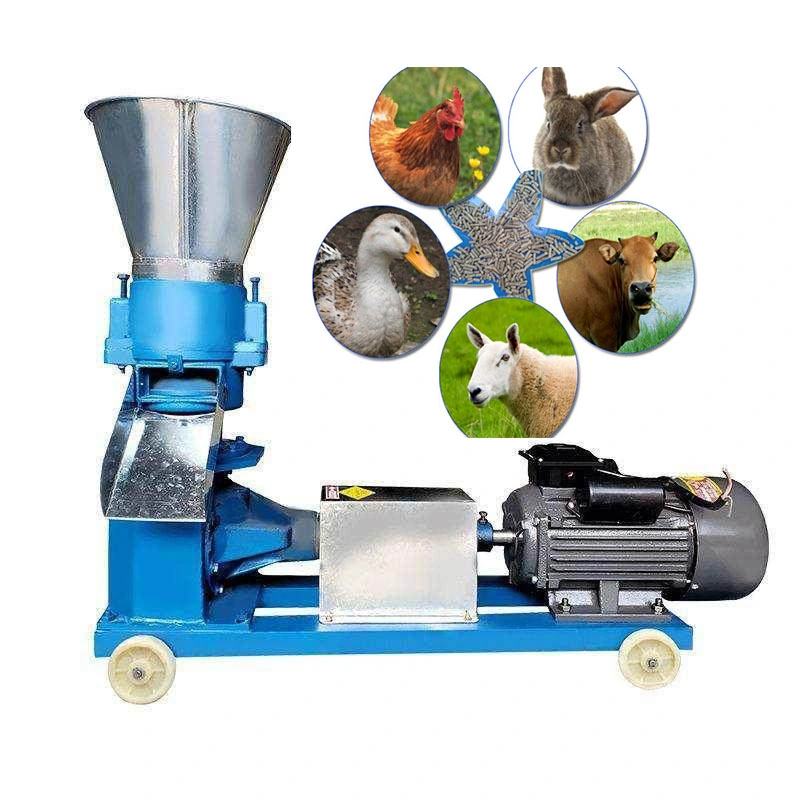 Mini Kleines Holz Geflügel Huhn Fisch Schwein Ziege Rinder Katze Tier Pellet Herstellung Pelletizing Maschine Feed Processing Machine