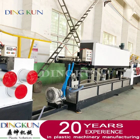 Heavy Duty Pet Strapping Band / Package Strap Band Extruder/ Extrusion Plastic Making Prodution Line Using Sj90 Single Screw Machine