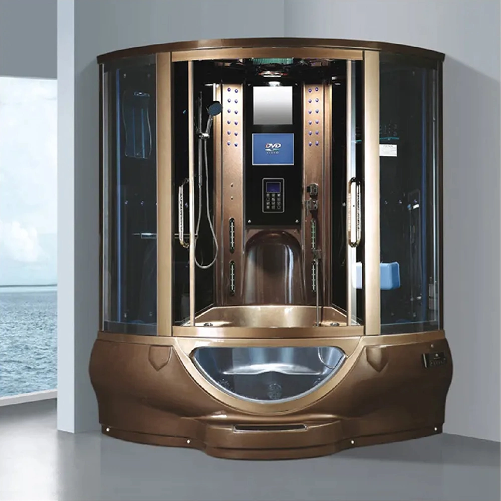 Startseite Dampfbad Computerized Steam Badezimmer Whirlpool Duschraum Hydro Massage-Duschkabine mit Dampffunktion