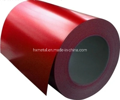 PVC Plastic Film Prepainted Galvalume Steel Coil for Roofing Sheet