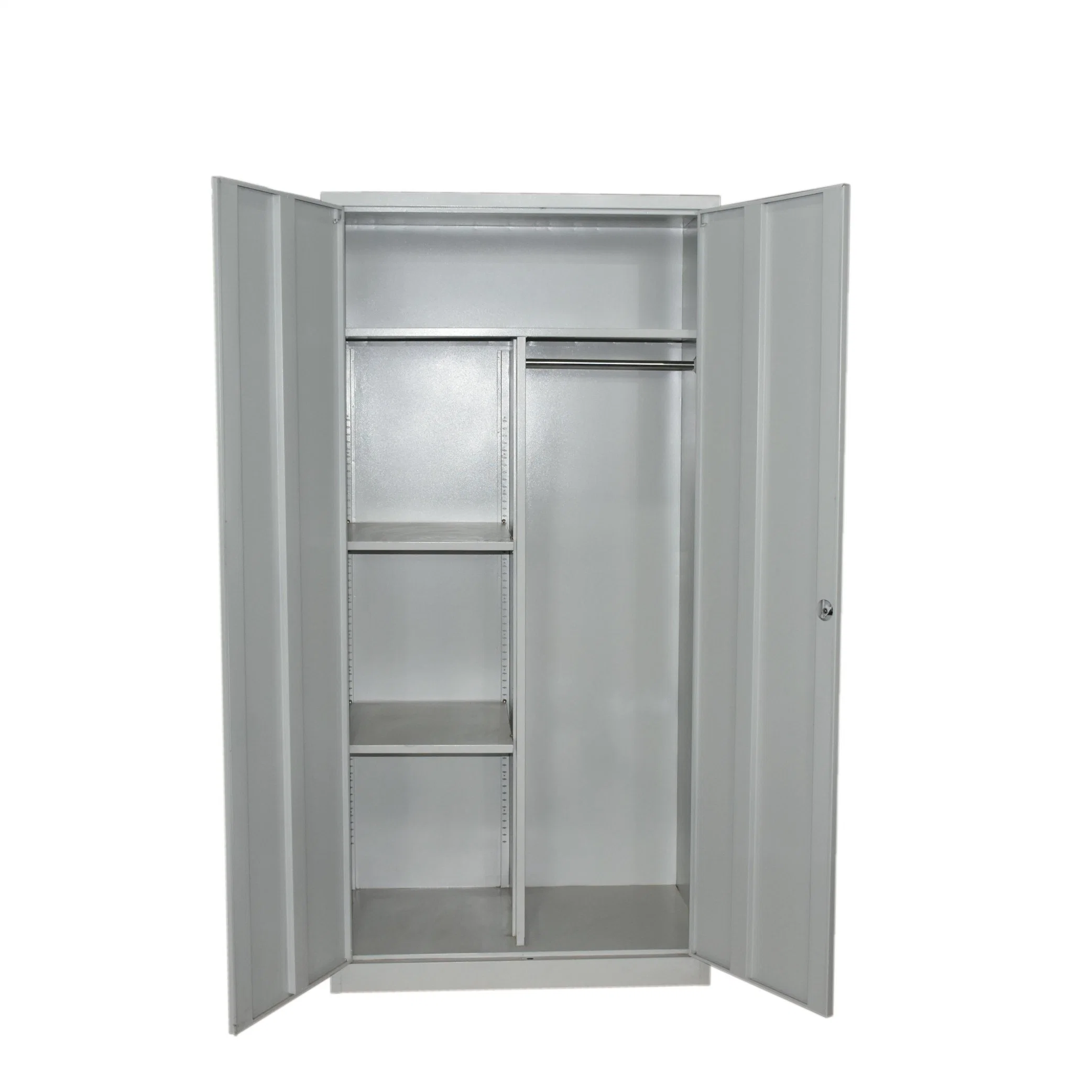 Customized Metal Furniture Bedroom Used for Storage Locker Steel Wardrobe