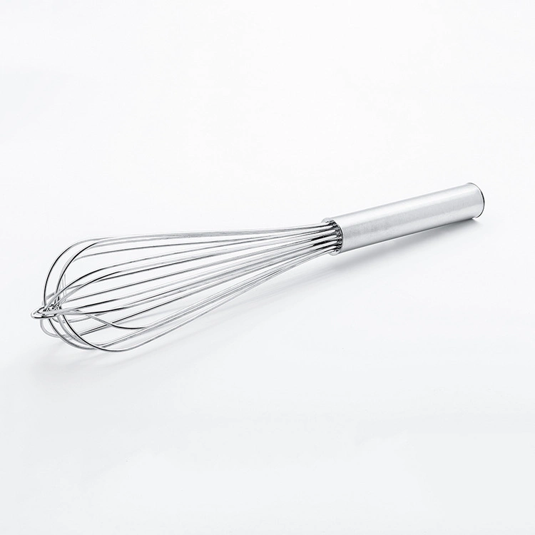 Simple Thick Wire Stainless Steel Handle Whisk Mixer