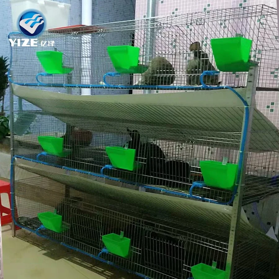 Factory Price 9 12 Door Rabbit Cages Commercial Breeding Farm