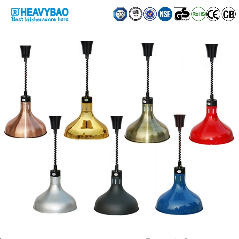 Heavybao Single Heating Warming Preservation Chandeliers Hanging Table Buffet Heat Lamp