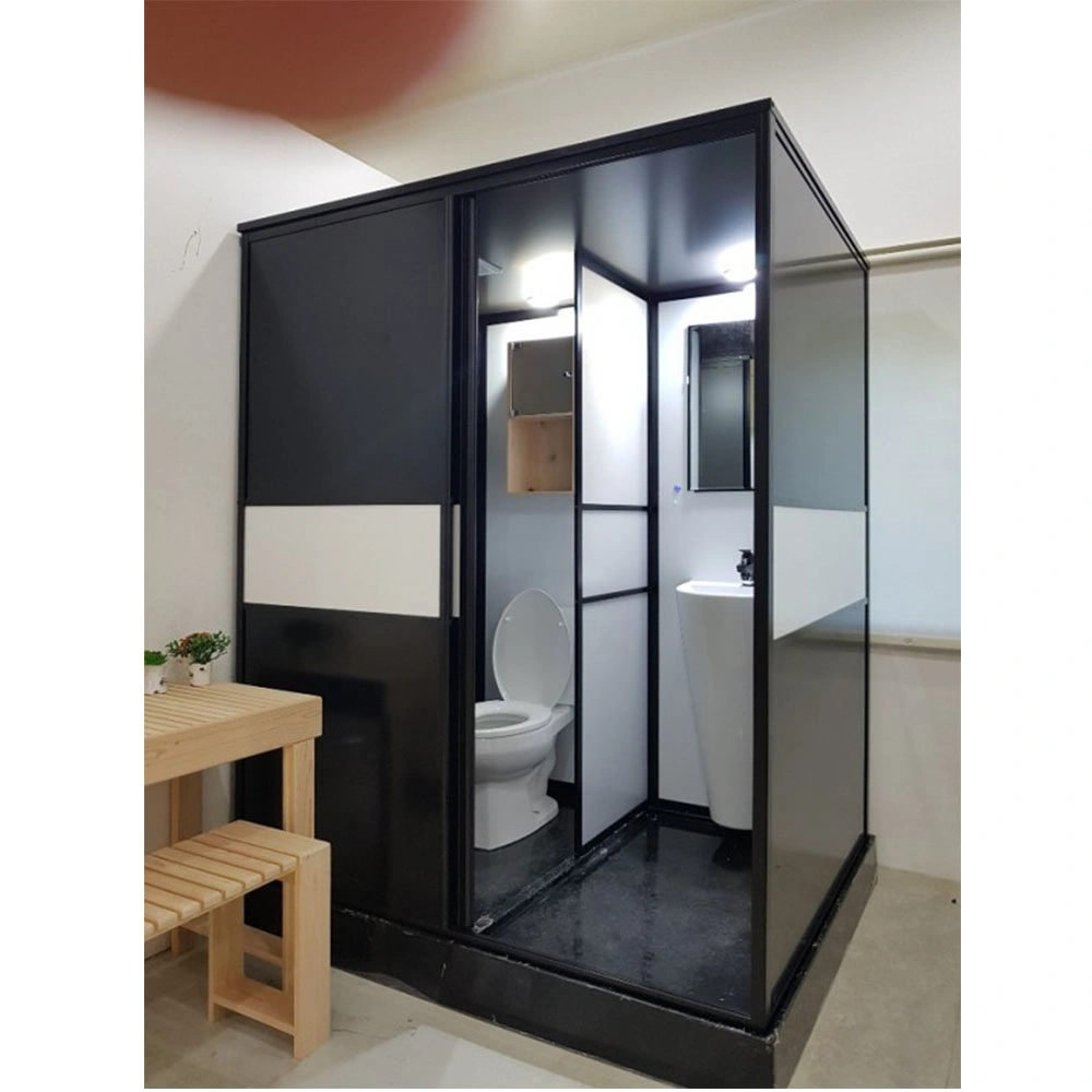 Snuofan 6-8 mm Glass Thickness Shower Cabin with Toilet Rectangle Shape Bath Enclosure