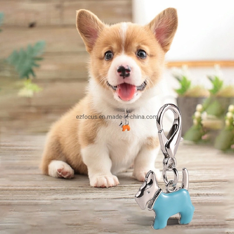 Dog Cute Charm Pendant Pet Dog Shape Tag Pet Accessories Wbb16528