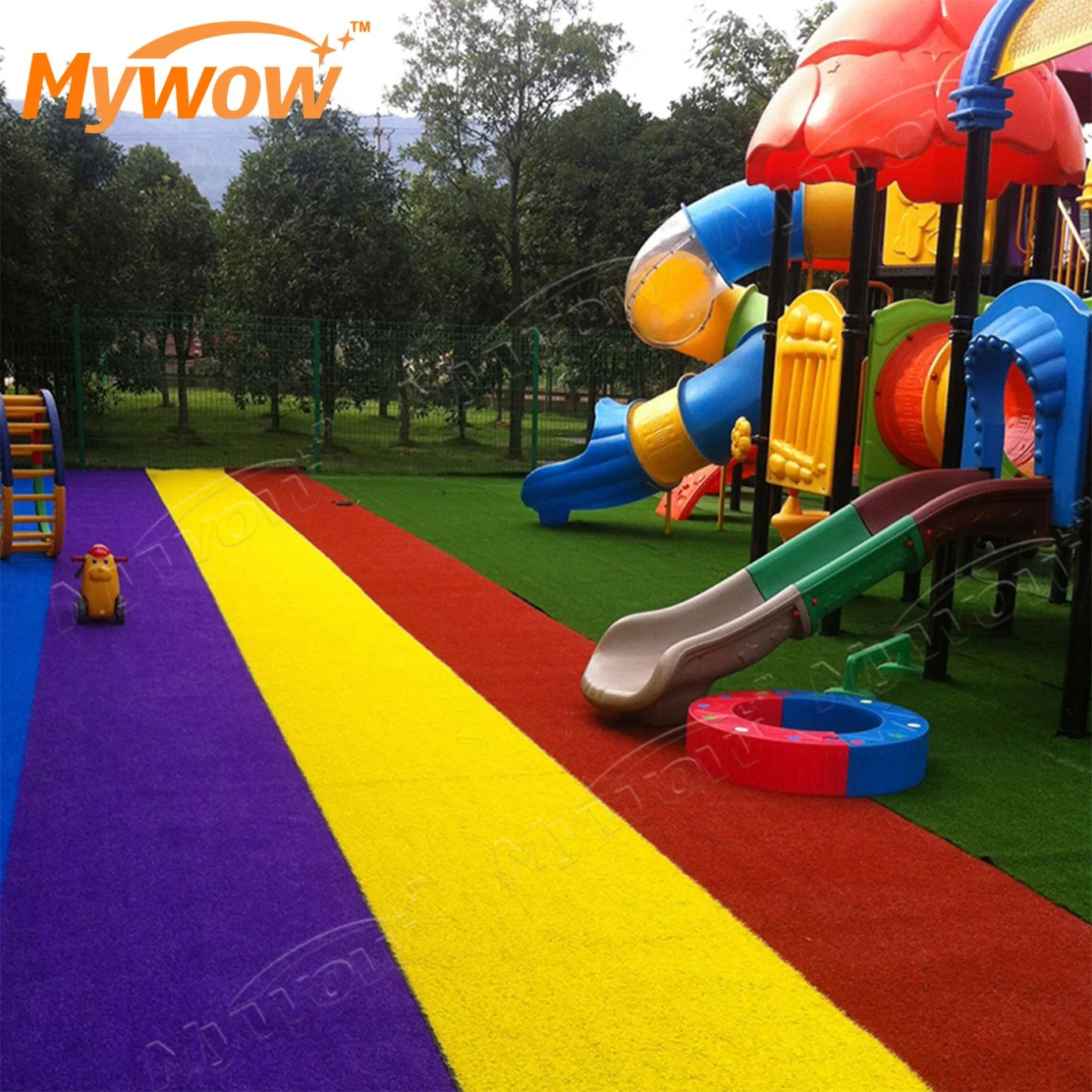 2*25m Rainbow Artificial Grass Carpet Artificial Plants Artificial Turf