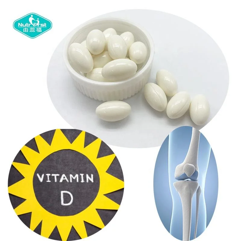 NutriFirst Nutritional Products Hersteller VD3 Supplement Liquid Calcium Vitamin D3 Softgel für Knochendichte