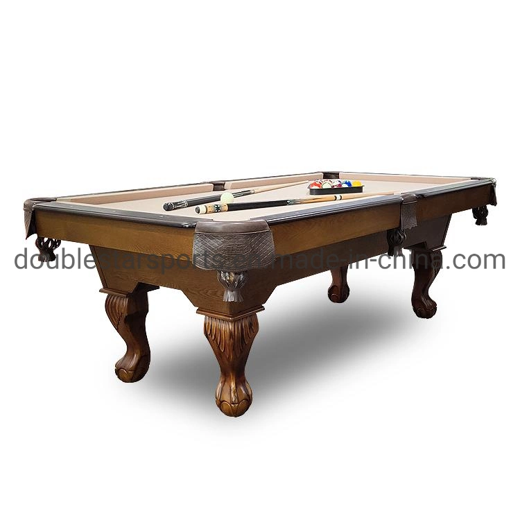 Solid Wood Table Leg MDF Pool Table