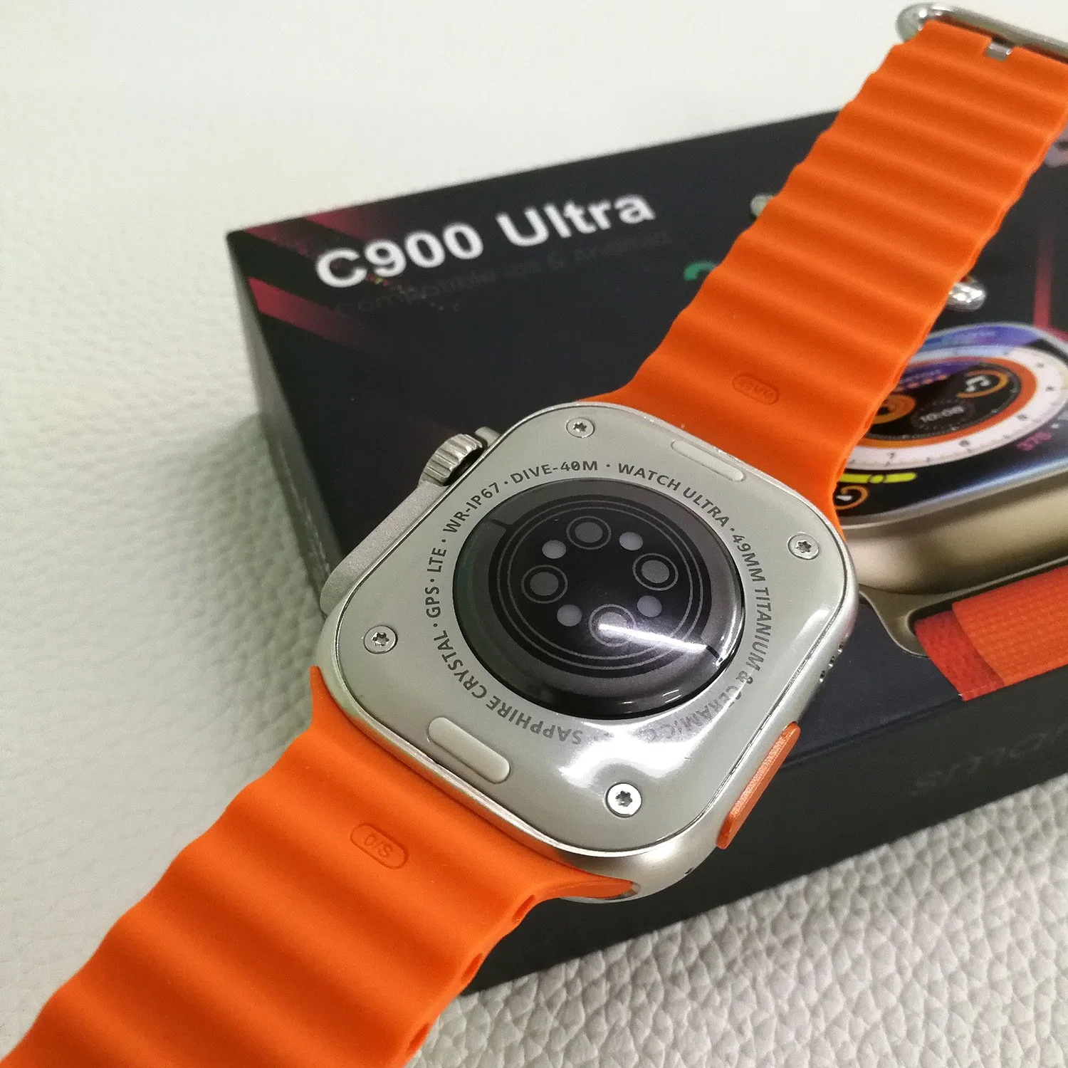 Nueva pantalla grande de tamaño completo C900 Ultra T900ultra serie 8 Smartwatch impermeable