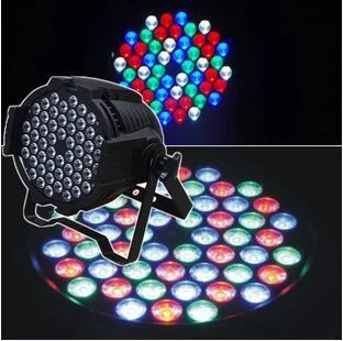 RGBW LED de couleur par la lumière 54*3W Disco partie d'éclairage de scène de l'événement