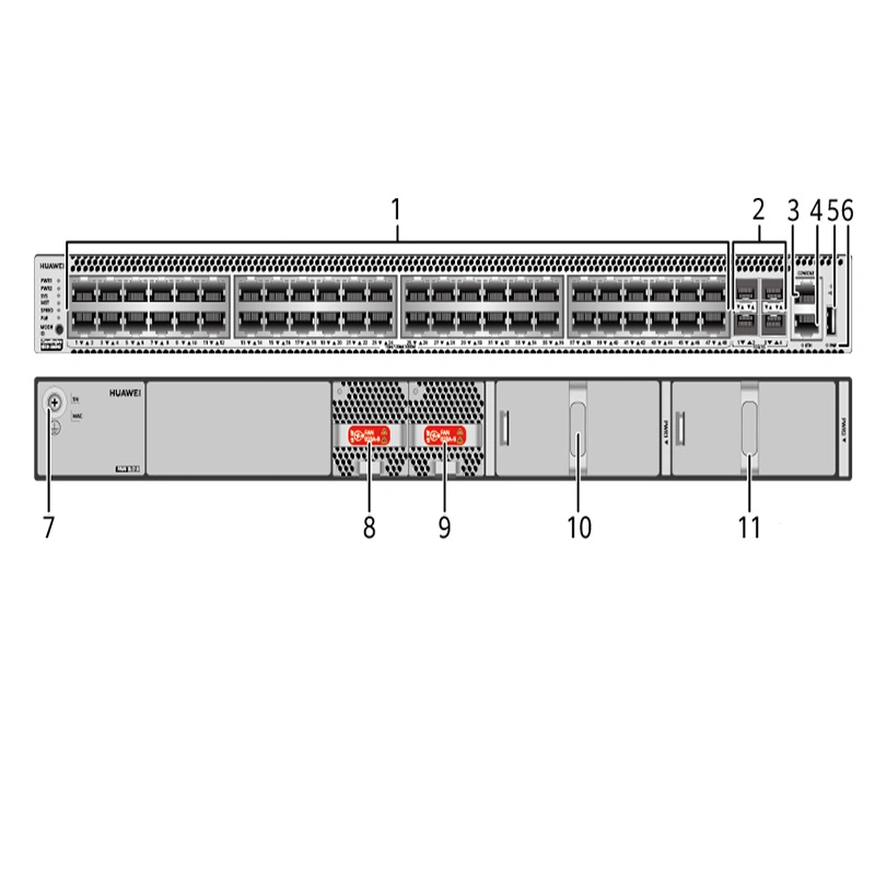 S5731-S48p4X S5731-S Serie 48*Poe+ 10/100/1000BASE-T Ports+4*10GE SFP+ Ports Netzwerk-Switch