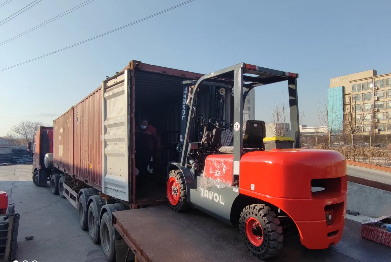 Tavol Marke 3ton 2,5 Ton Diesel Gabelstapler verwendet Gabelstapler 3 Bühne Mast Günstigen Preis