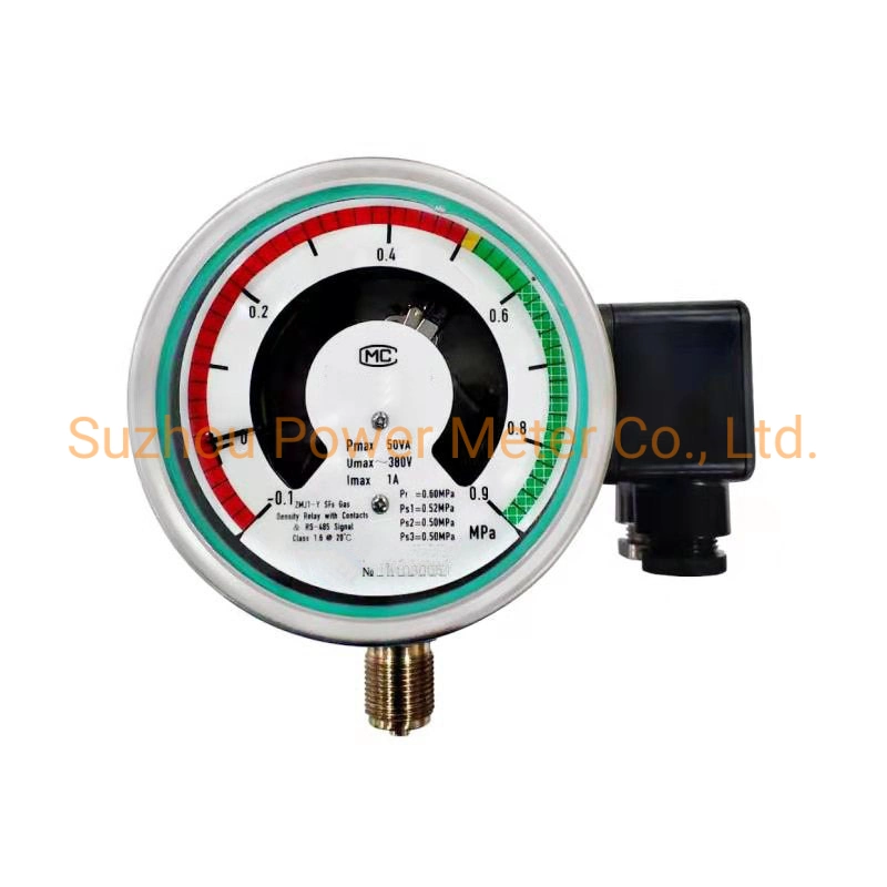 Manómetro de compensación de temperatura de la densidad de líquidos de SF6 Monitor Tester