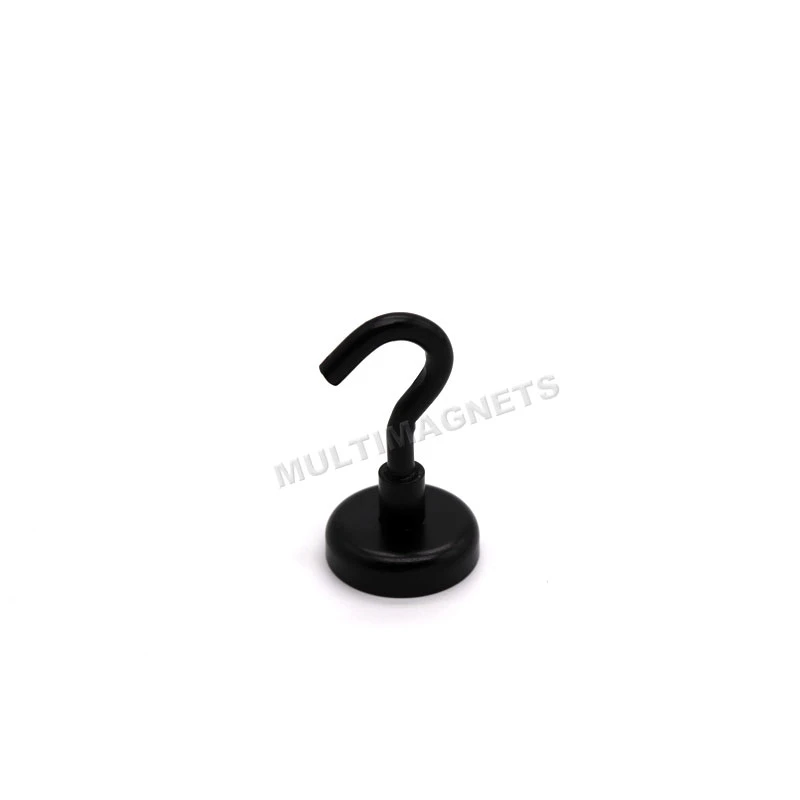 D20mm Strong Neodymium Magnet Hook with Epoxy Coating