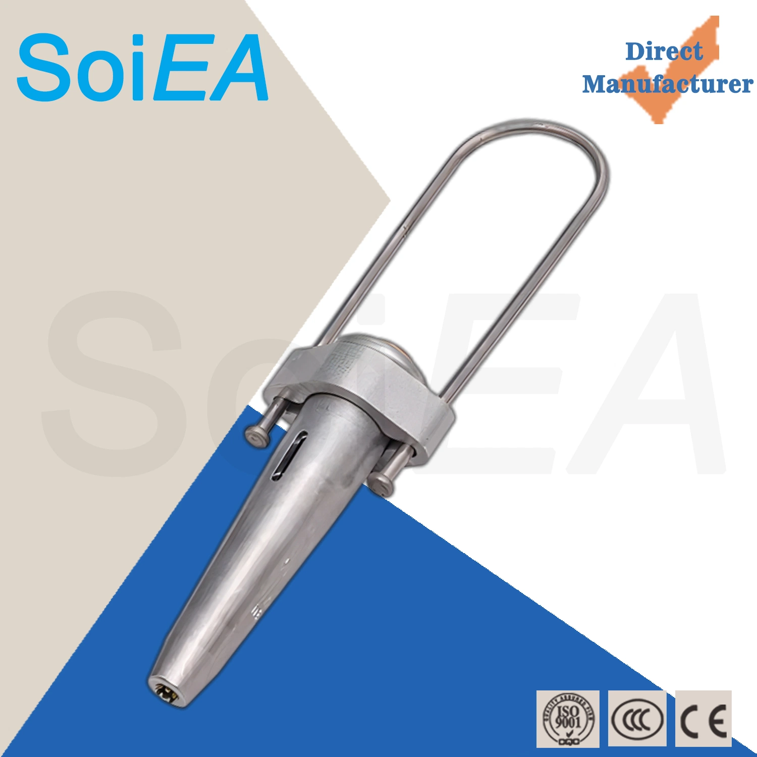 Cables Conductor Link Full Tension Automatic Splice Connector 3/8" Steel Guy Wire Strand Vise for ACSR AAAC AAC