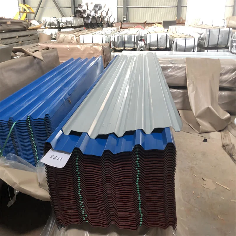 High quality/High cost performance  Hot DIP Galvanized Coated Steel Sheets Prepainted Building Material Roofing Sheet Zinc Coated Corrugated Steel Sheet