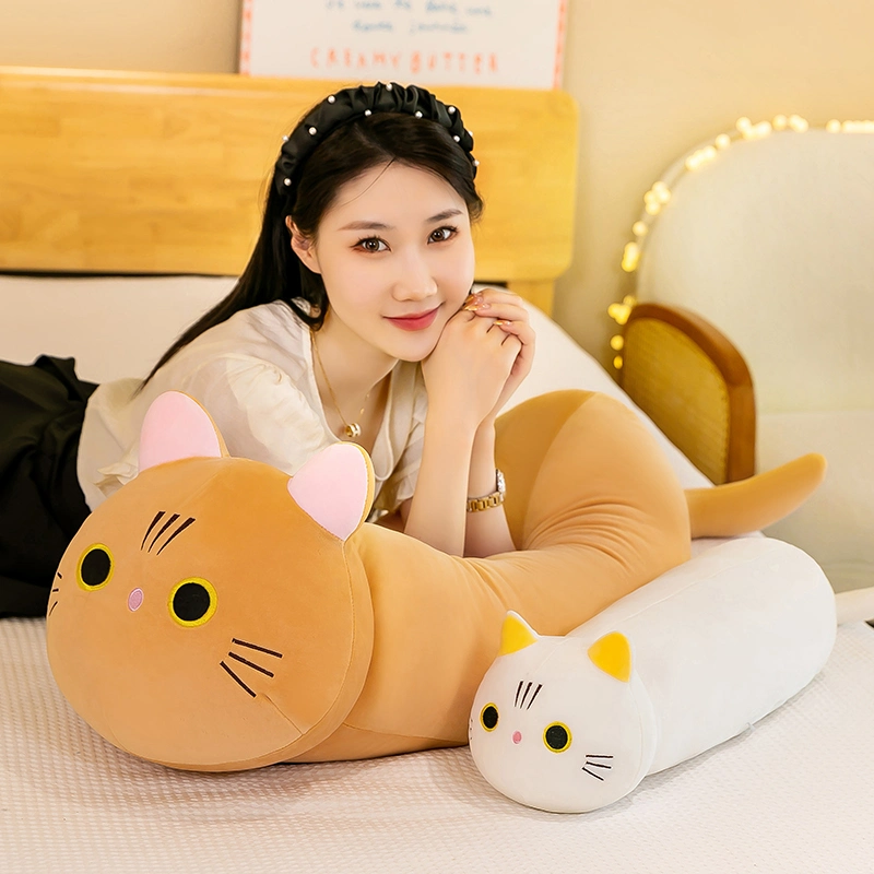 Qualité Bébé Doux Peluche Jouet Personnalisé Oreiller en Peluche Jouet Chat Poupée Oreiller pour Enfant