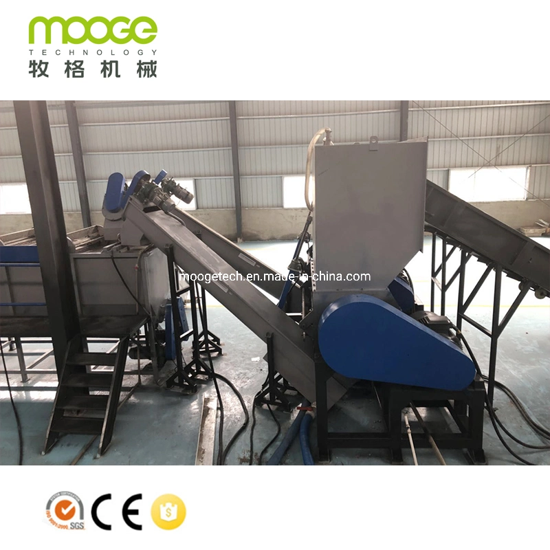 Food Grade Pet Bottle Recycling Plant / Plastic Bottle Washing Recycling Machine