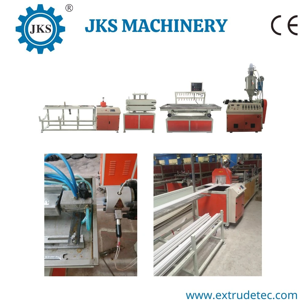 Plastic LDPE/MDPE/HDPE Pipe/Profile/Sheet/Plate Special Screw Designed Extrusion Lines for Indoor and Outdoor Floor Machinery/Extruding Machine