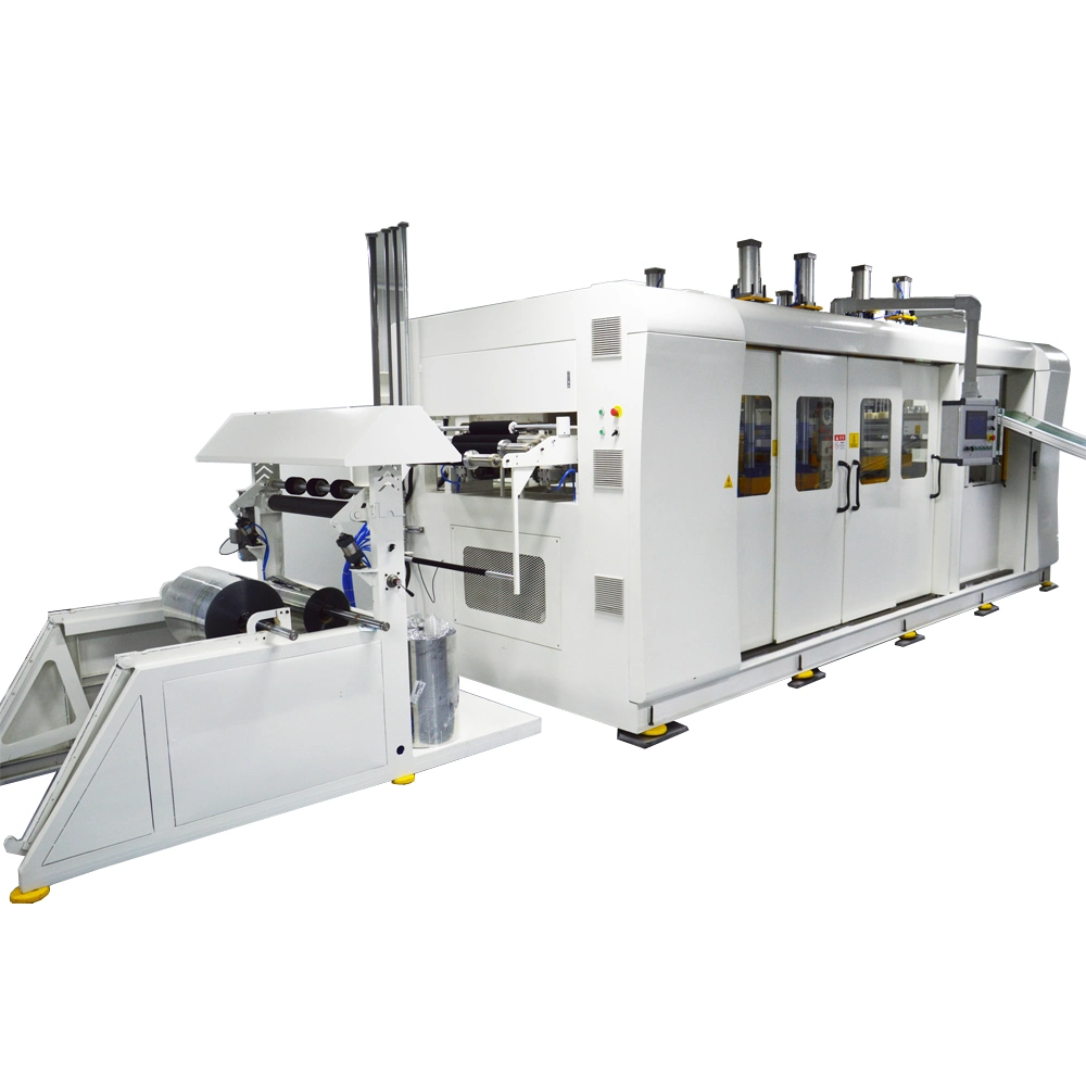 ZS-5070 Vollautomatische positiv-und Unterdruck-Dünndruckmessgerät Vakuum Thermoforming Verarbeitung Kunststoff-Produkt (Verpackung, Tablett, Box, Deckel...) Maschine