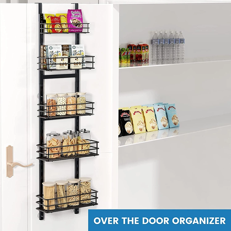 Jh-Mech 5 Tiers Adjustable Pantry Shelves Kitchen Pantry Organizer