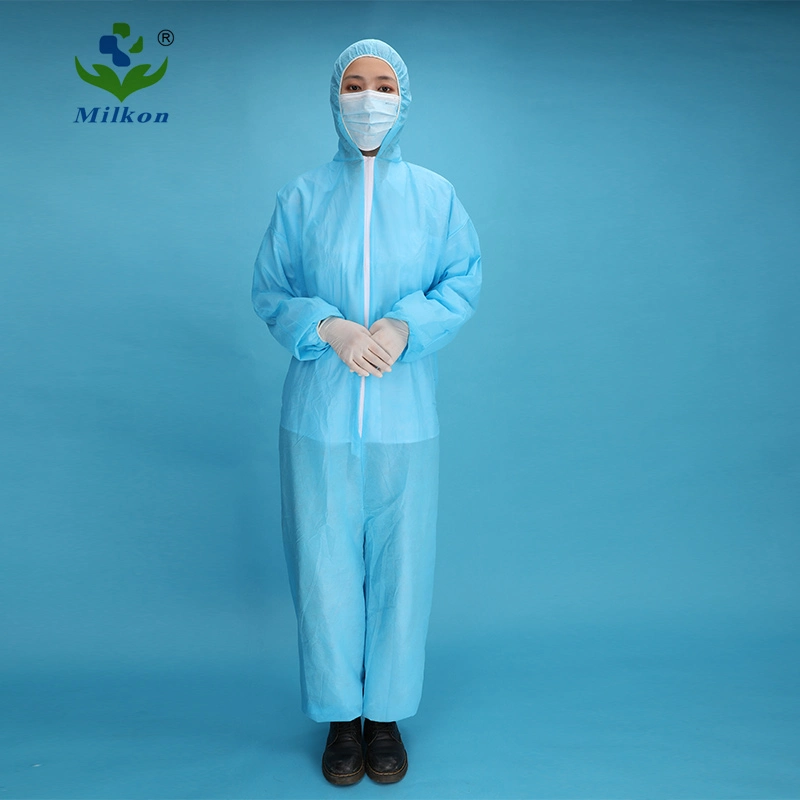 Actory Cheap High quality/High cost performance  PP Disposable Protective Clothing Safety Protection Work Clothes