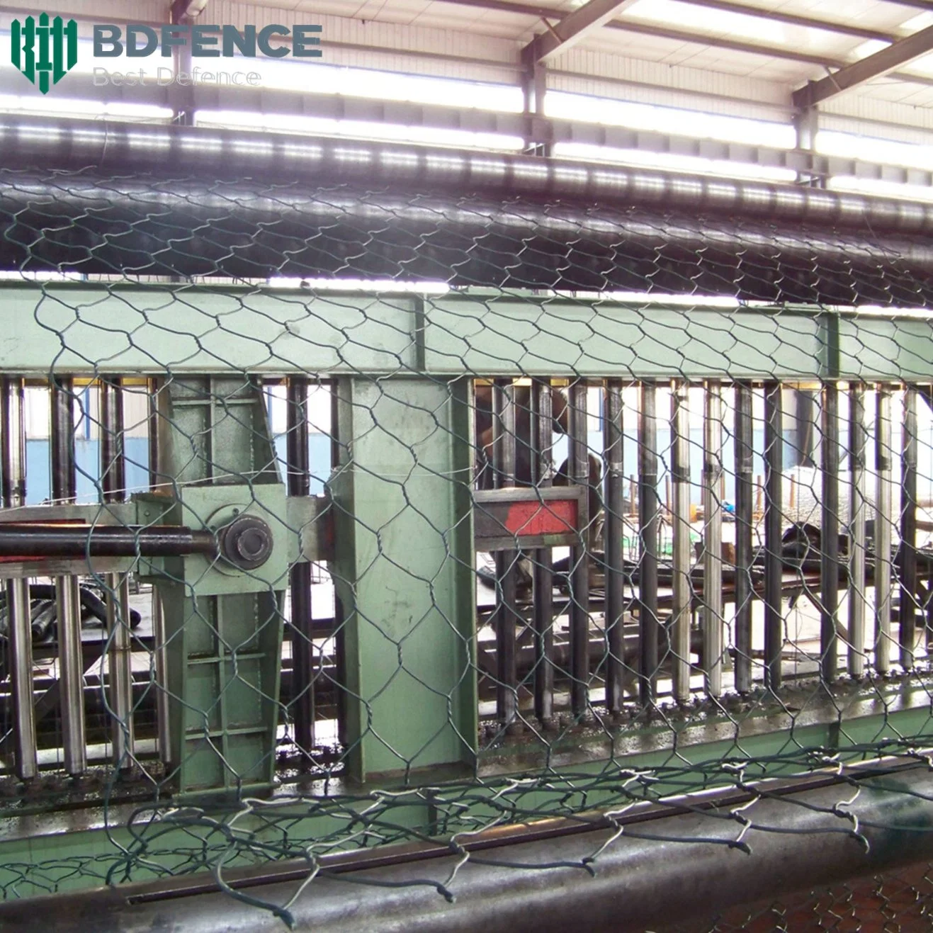 Bd Fence 2m X 1m Tray + Plastic Film Gabion Wall Stone