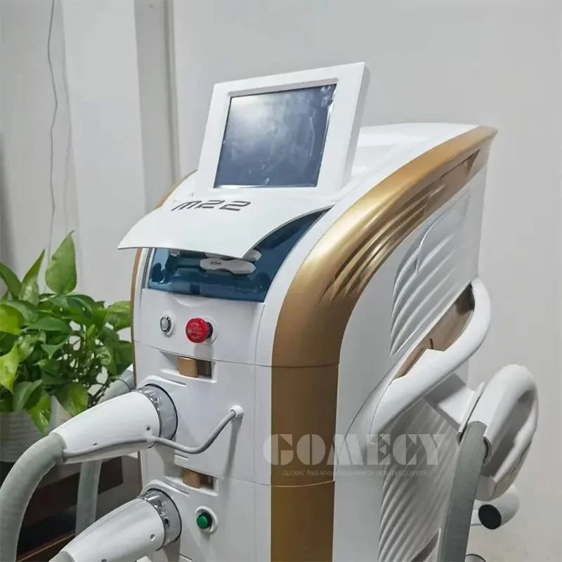 M22 Laser-Akne-Behandlung IPL Opt E-Light Skin Rejuvenation Dry Augengefäß-Haarentfernungsmaschine