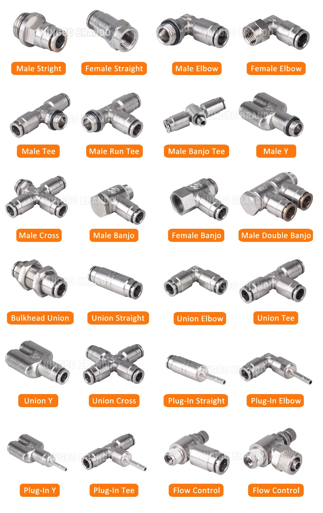 Rotação do Cotovelo Macho de latão empurrar o ar do tubo de Conexão da Mangueira Pneumática de 4mm e 6mm a 8mm 10mm 12mm