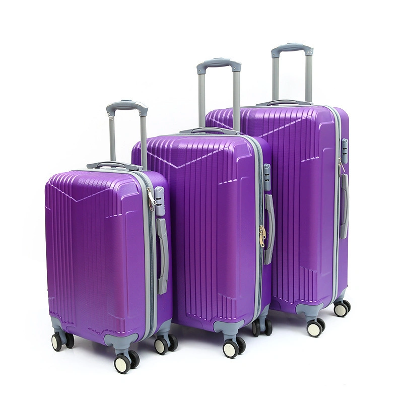 Valise à roulettes en ABS à prix réduit bagages de voyage ensembles de bagages de voyage ensemble de valise à roulettes 3 pièces