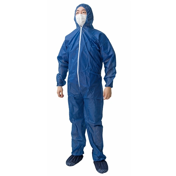 Customized Disposable Nonwoven White Chemical Coverall/Biosecurity Without Boot Disposable Hazmat Suit