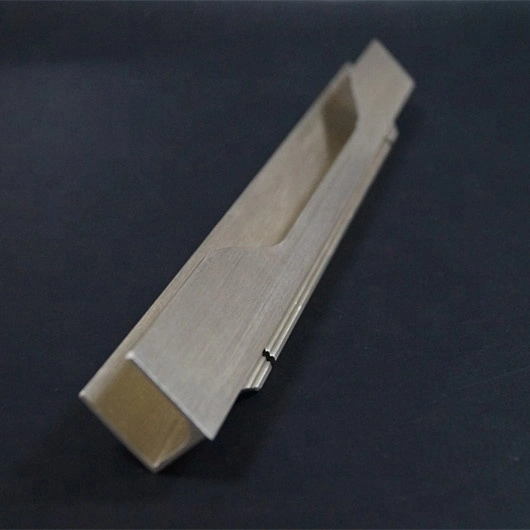 CNC Processing Aluminium Extrusion Handle Customized Design Hair Line Surface