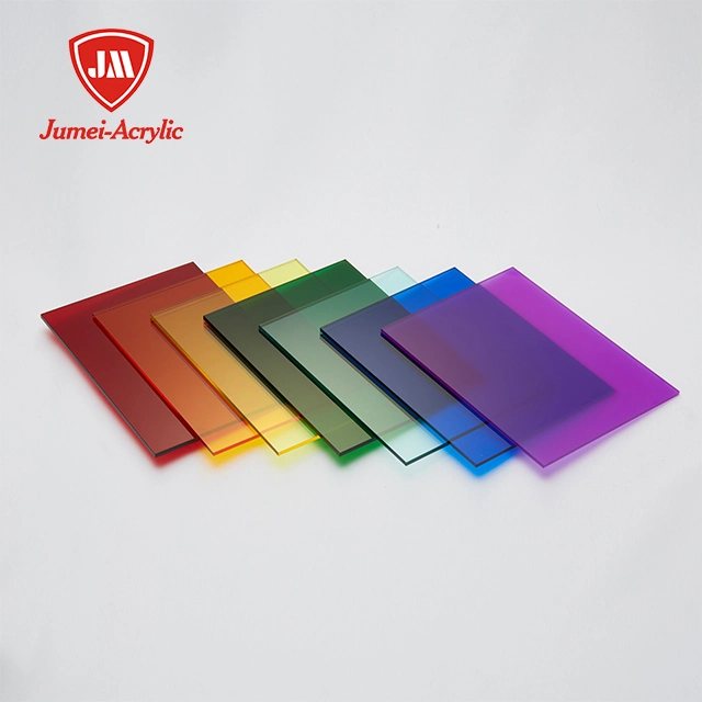 Jumei Cast Acrylic Sheet Blue Red Yellow Green Perspex 2mm Sheet