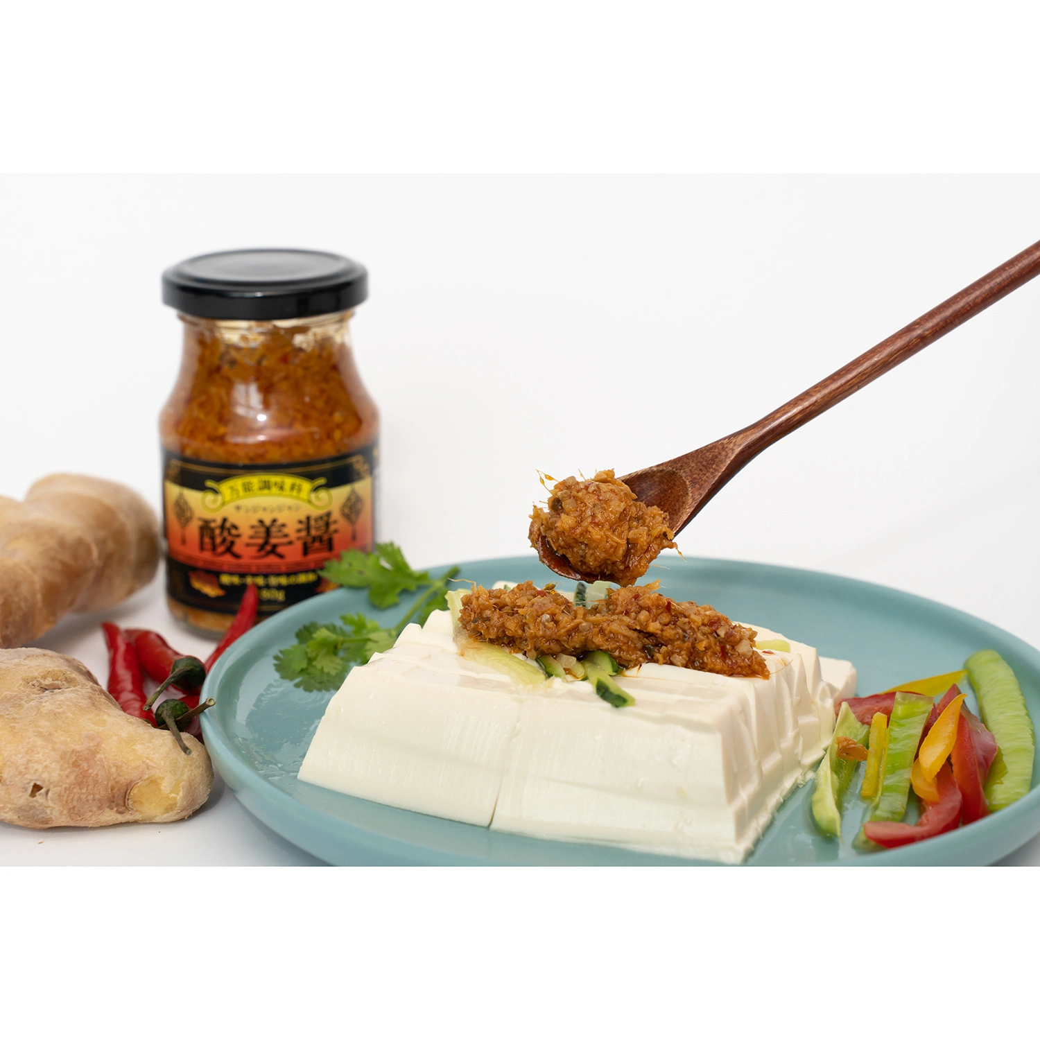 Marinated Ginger with Chilli Oil Net Weight 180g Popular in Japan Market Ready to Use Products