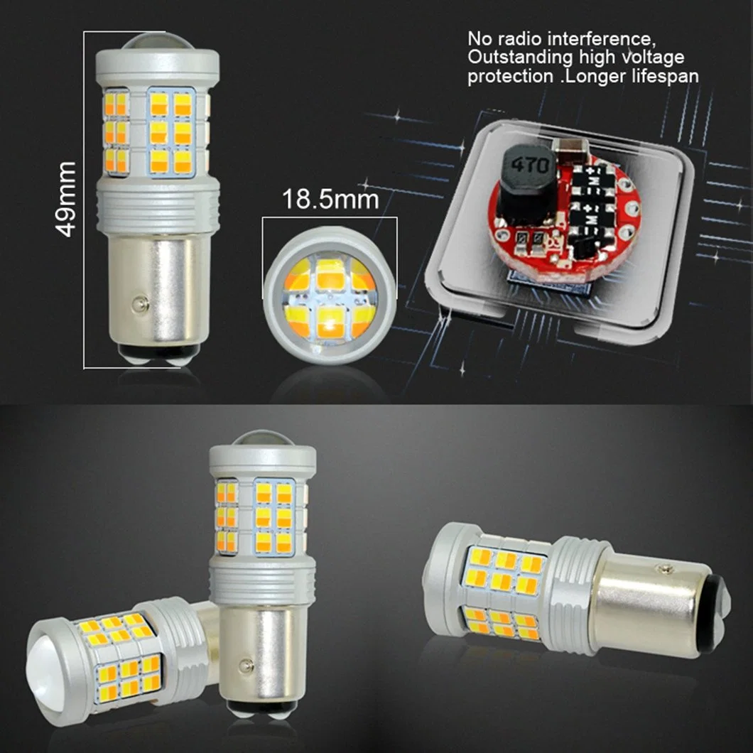 Gview V36 2835 36smd daytime running led flashing brake 1156 car bulb stop light