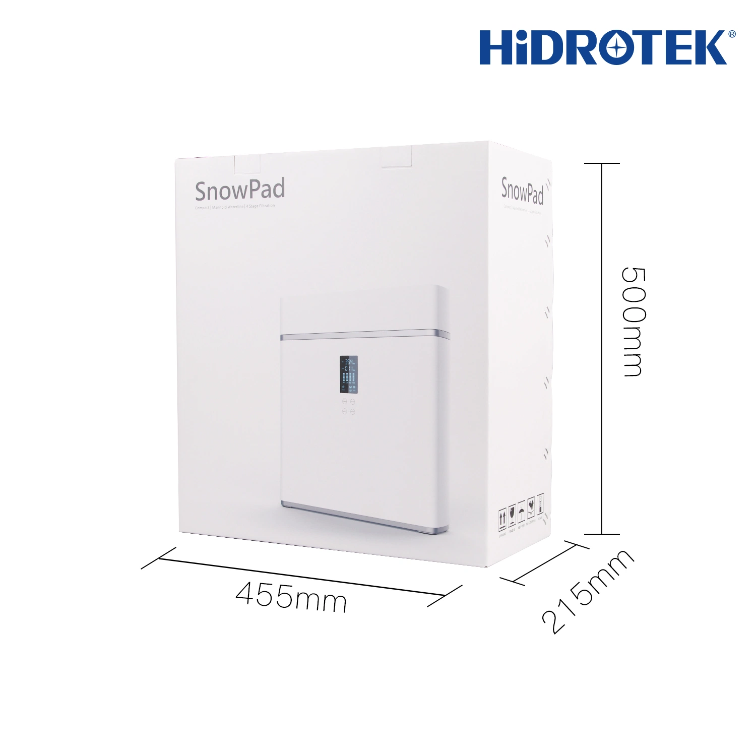 Compacto Tankless Hidrotek ósmosis inversa de flujo alto Filtro de agua potable