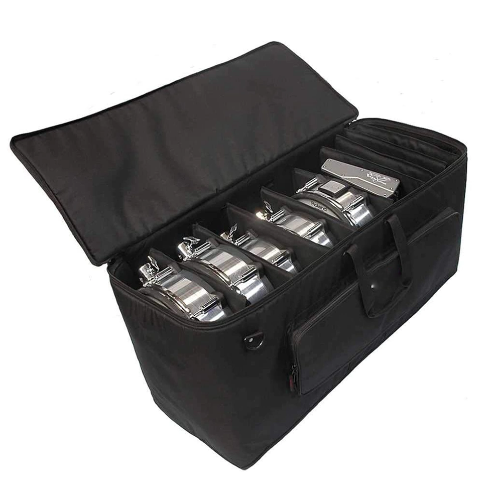 Gran bolsa de herramientas kits de batería eléctrica con un separador ajustable tambores con ruedas Carrito Bolsa de Equipos de bolso organizador para bidones