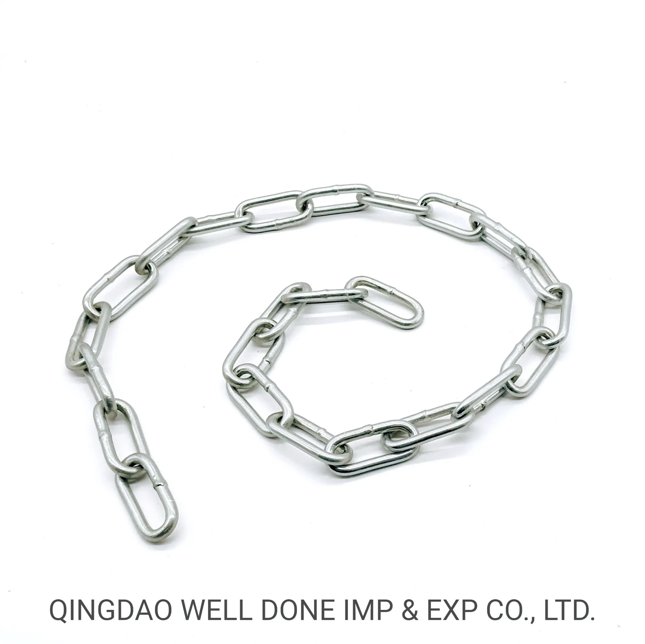 DIN763 Galvanized/Stainless Steel Welded Long Link Chain
