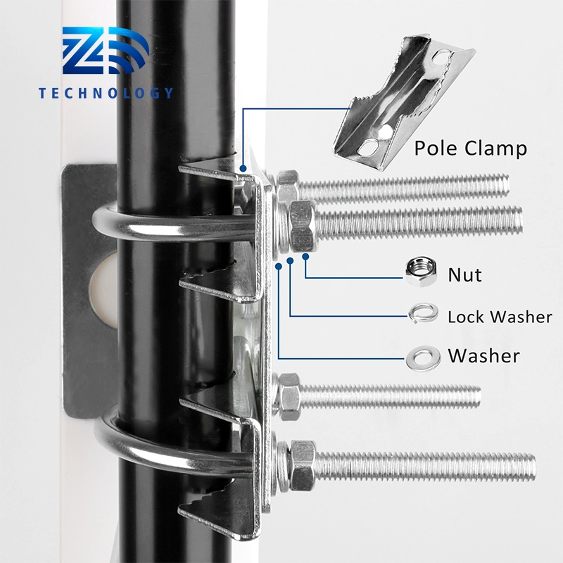 698-4000MHz GSM WiFi 3G 4G 5G 12dBi Log-Periodic Outdoor Lpda Antenne für Mobile Signal Booster