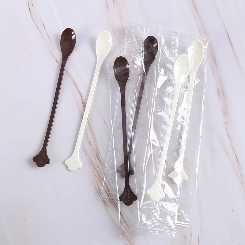 Disposable Coffee Spoon with Stirring Rod