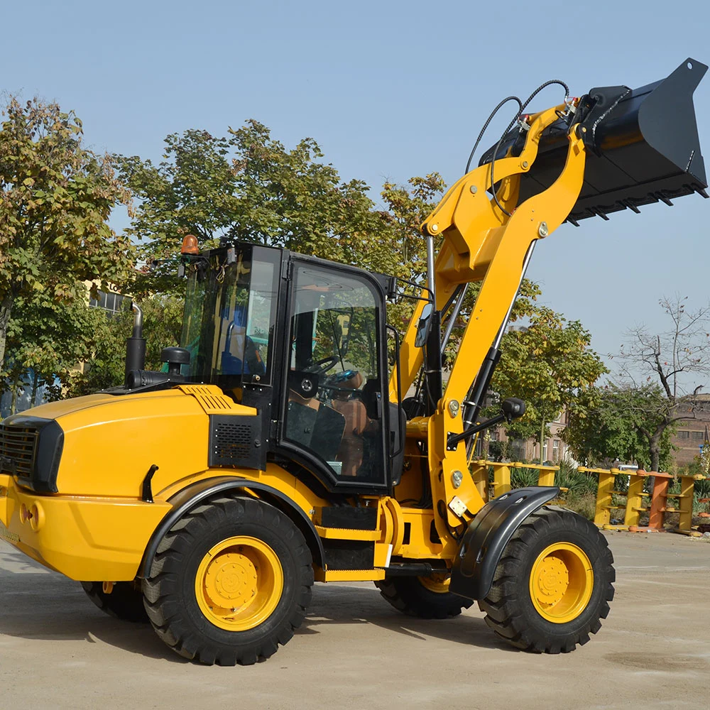 Engineering Construction Machinery Front End Wheel Mini Loader in Germany