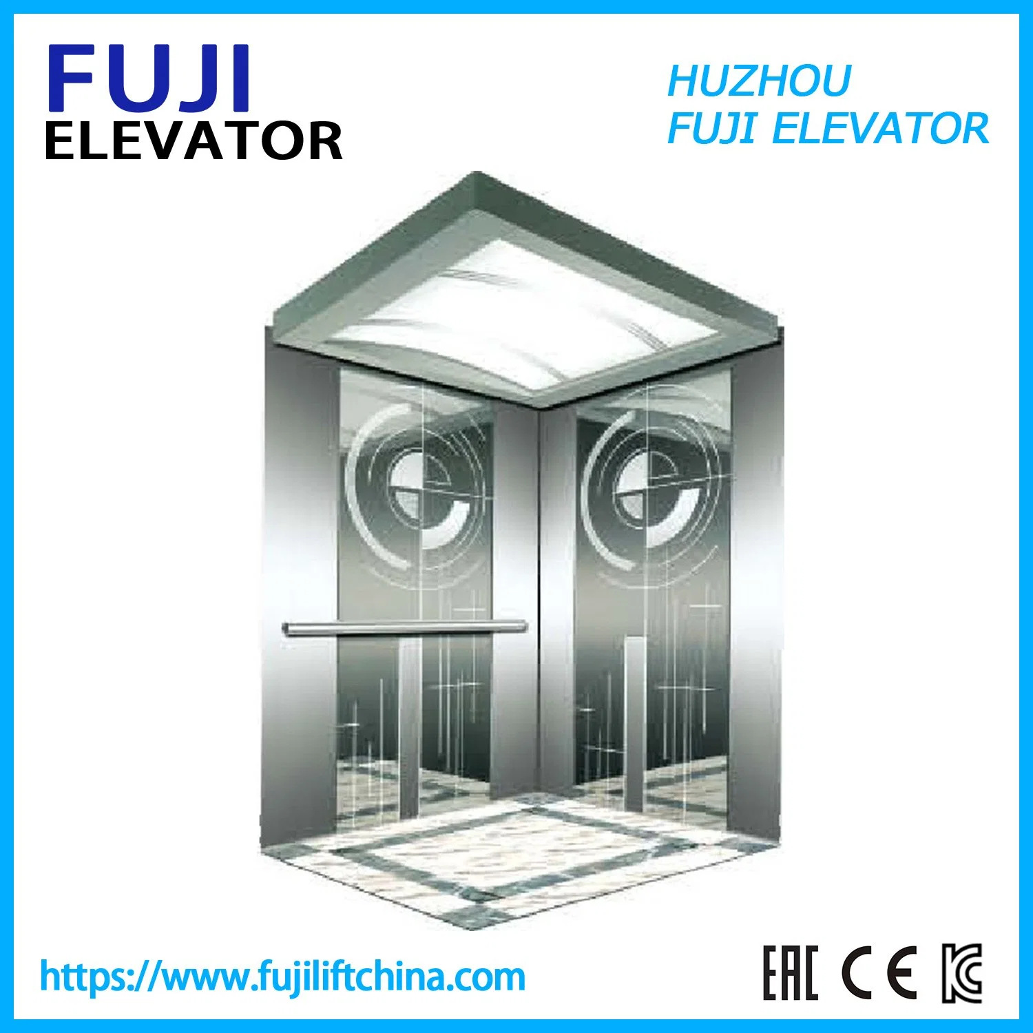 Piscina carga hidráulica elétrica Mall Passageiro Edifício Elevador elevador panorâmico para Máquina Roomless