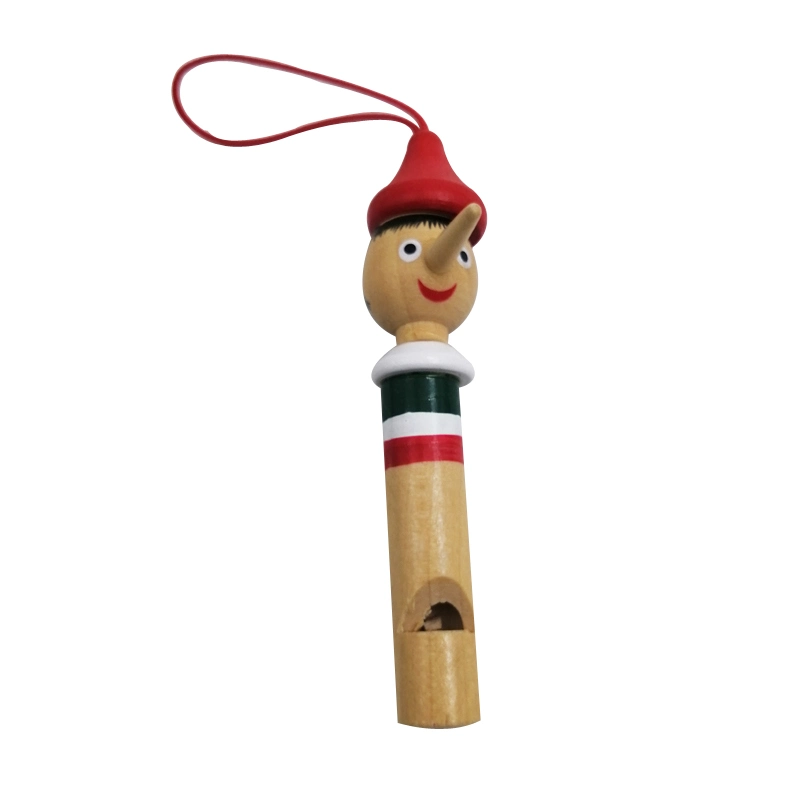 Pinocchio Round Face Long Nose Puppet Version Whistle