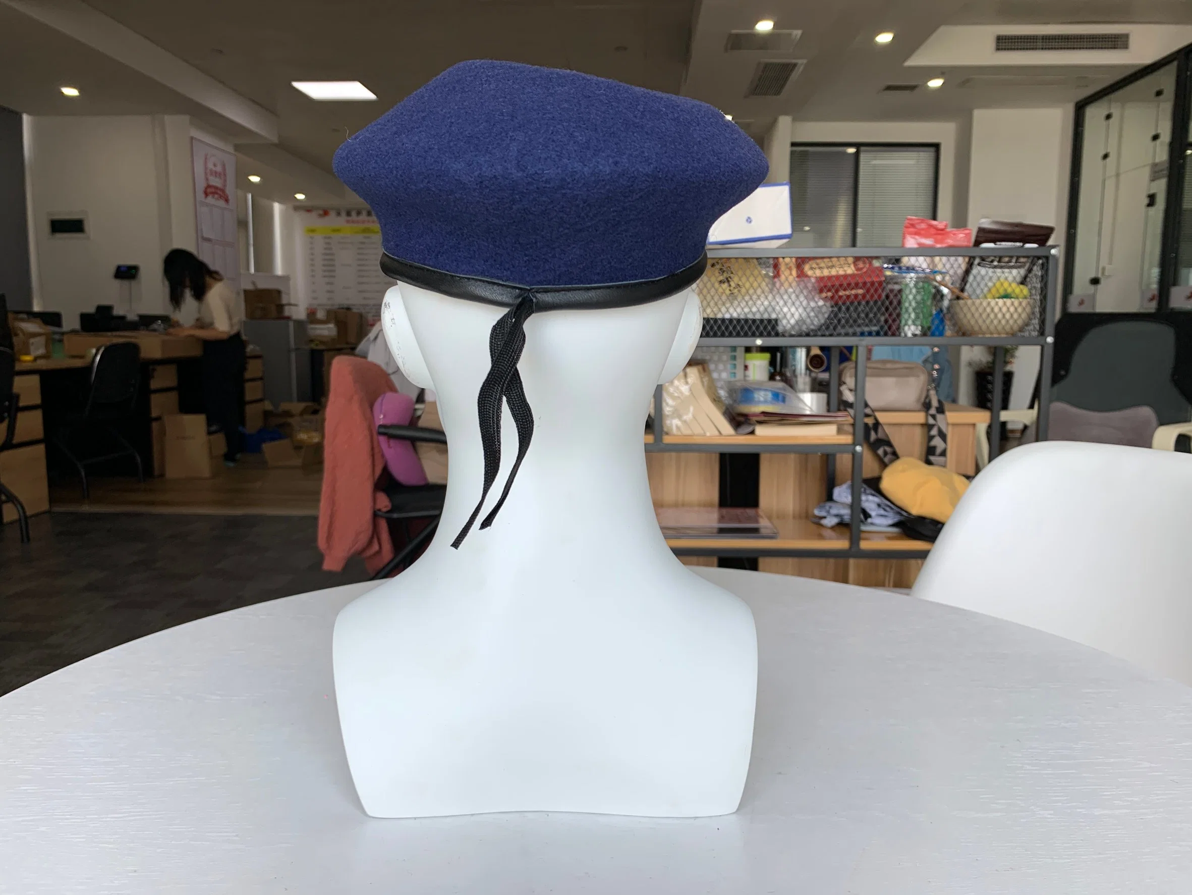 La policía Ejército Beretbmilitary Beret boina de lana Hat Cap