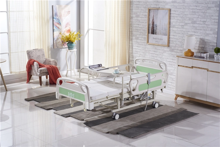 Las funciones de múltiple uso de la clínica 6 posiciones Electric cama de hospital con manivela de Back-up