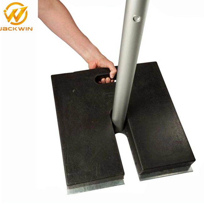 Black Rubber Base for Delineator Post and Traffic Barrier